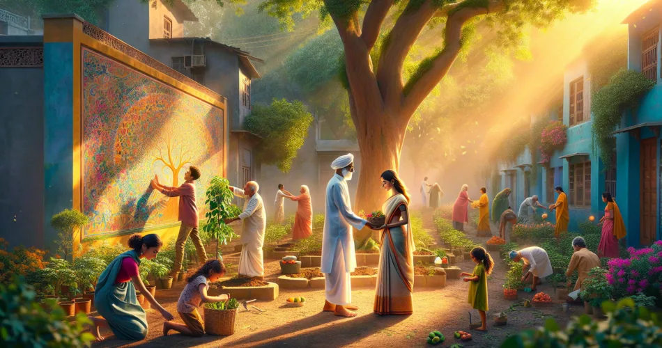 మీ గుట్టు ఆనందం: సమాజానికి తిరిగి ఇవ్వడానికి మార్గాలు